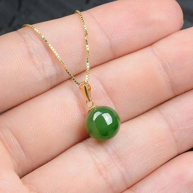 Green Jade Purity Necklace-Your Soul Place